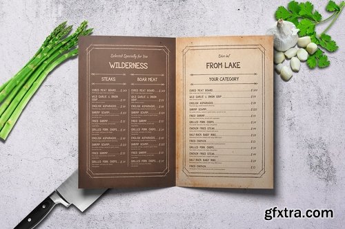 Retro Bifold Menu Bundle