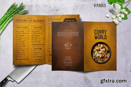 Vintage Bifold Menu Bundle