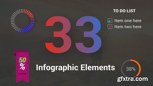 MotionArray 33 Infographic Elements Pack 187726