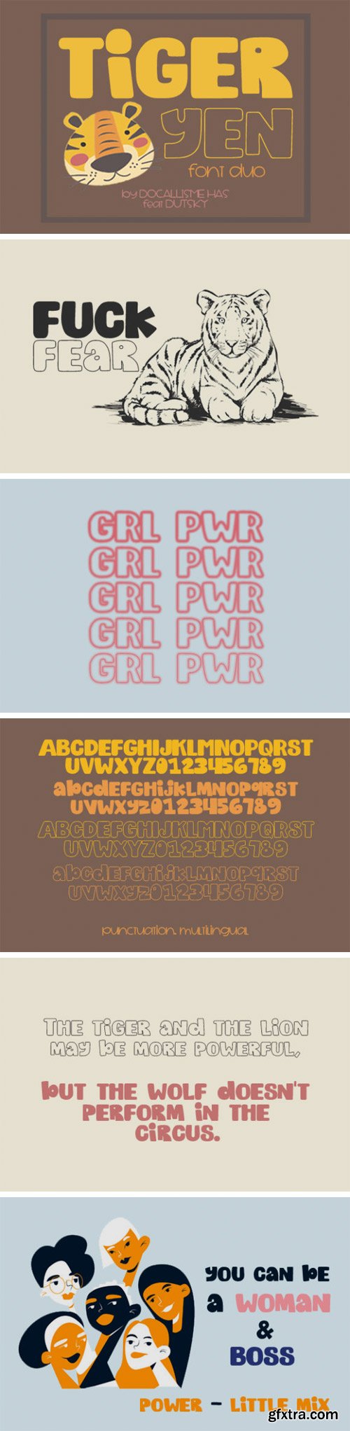 Tigeryen Duo Font