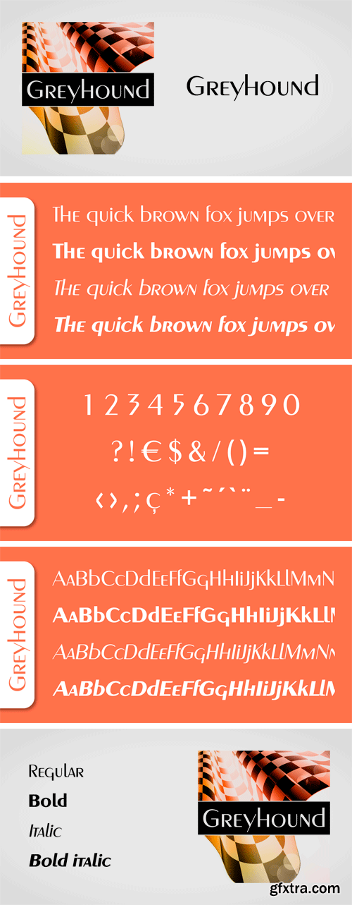 Greyhound Font Family