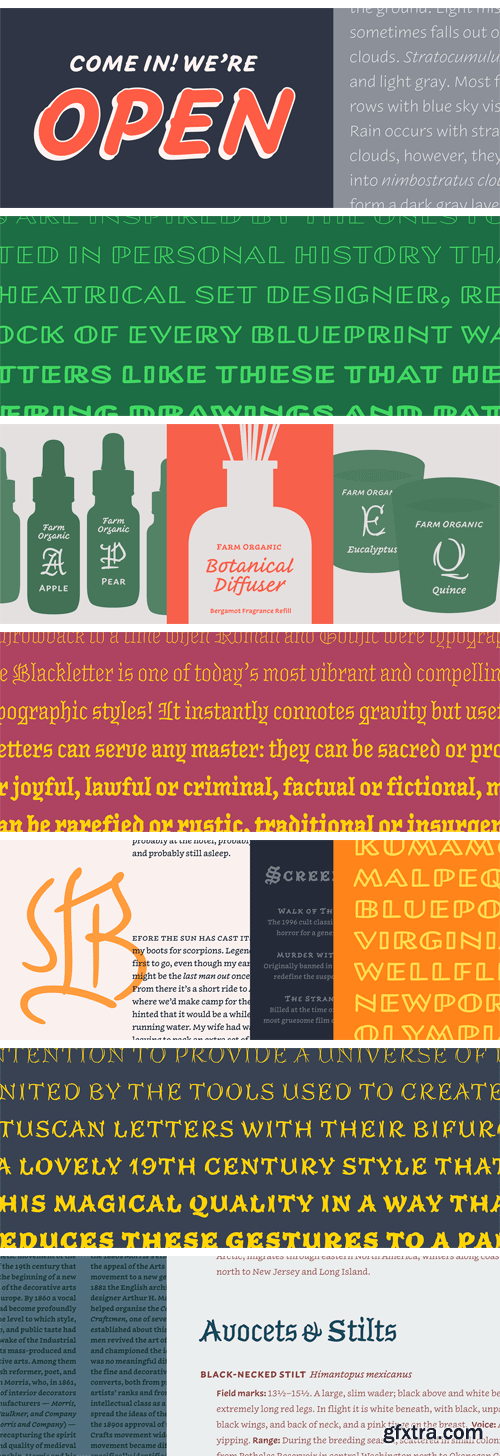 Inkwell Font Family (Updated 2019)