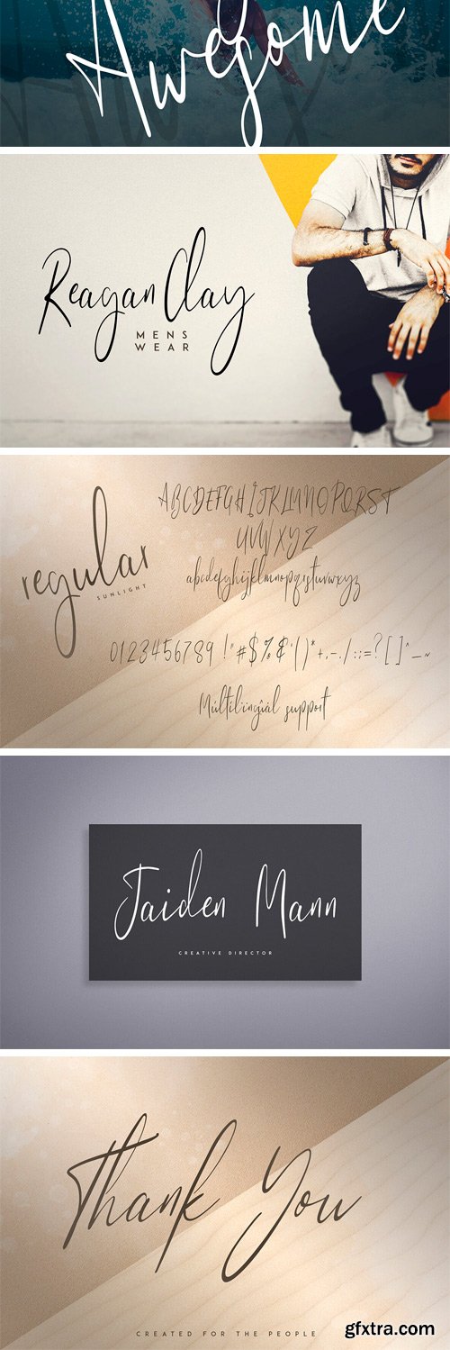 CM - Sunlight - Signature Typeface 3521714