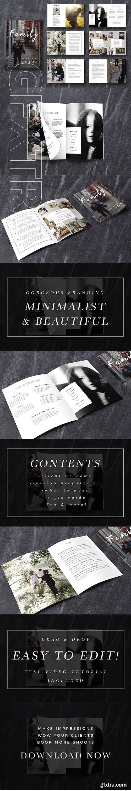 CreativeMarket - Family Photographer Style Guide PSD 3493513