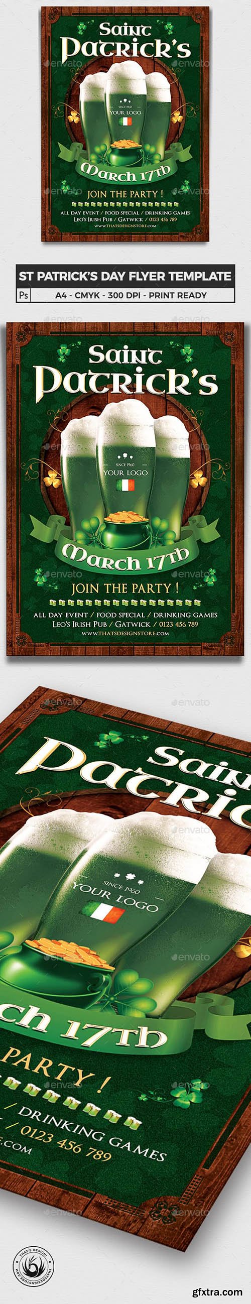 Saint Patricks Day Flyer Template V8 23359484