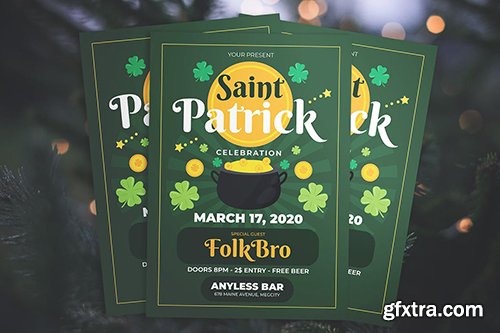 Saint Patrick Party Flyer