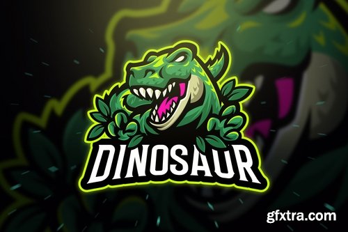 Dinosaur Trex Sport and Esport Logo