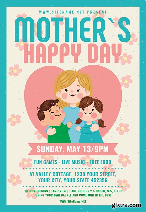 Mothers Day Brunch Flyer - Psd Template