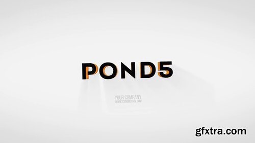 Pond5 - Colorful 3D Logo Reveal Pon5 Template - 091722982