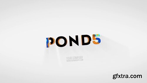 Pond5 - Colorful 3D Logo Reveal Pon5 Template - 091722982