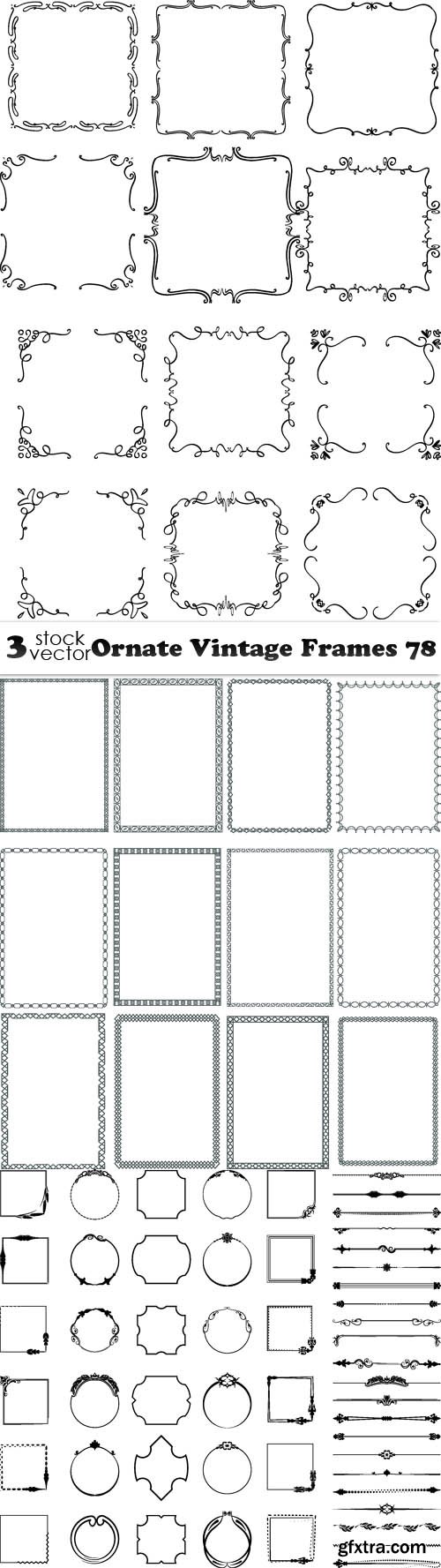 Vectors - Ornate Vintage Frames 78