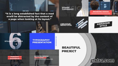 Unique Typography - Premiere Pro Templates 144452