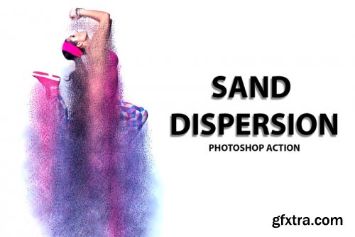 CreativeMarket - Sand Dispersion Photoshop Action 3459534