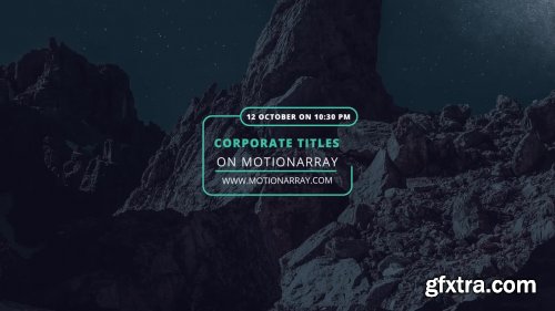 4K Event Corporate Titles 146645