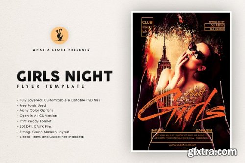 CreativeMarket - Girls Night 3385028