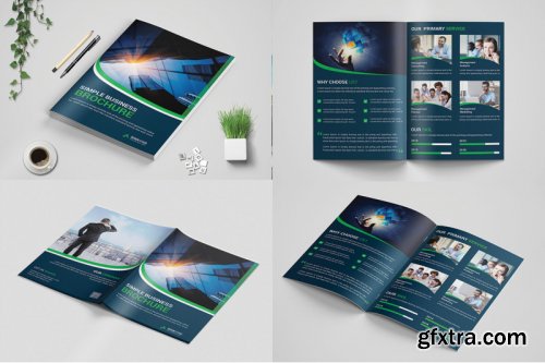 Bi-Fold Business Brochure Bundle template