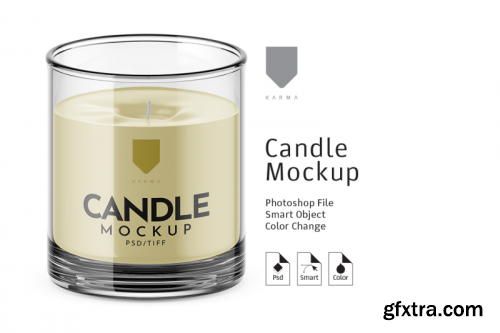 CreativeMarket - Candle Mockup 3476004