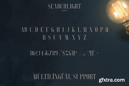 CreativeMarket - Searchlight - font trio 3495684