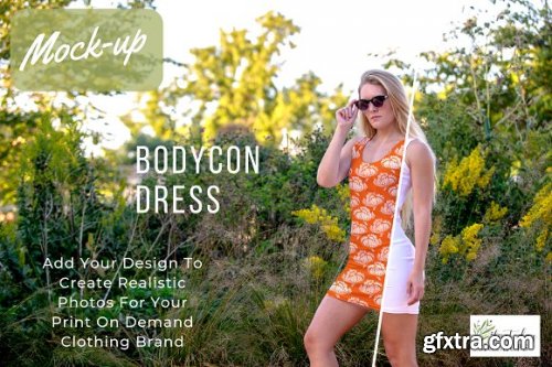 CreativeMarket - Bodycon Dress Mockup 3467262