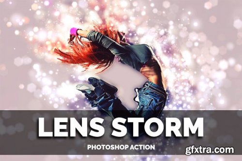 CreativeMarket - Lens Storm Photoshop Action 3503340