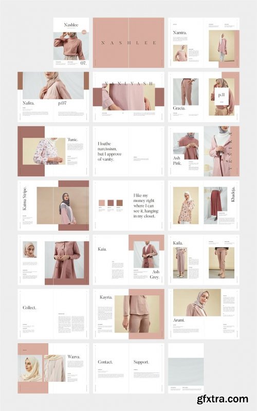 CreativeMarket - NASHLEE Fashion Collection Catalog 3498134