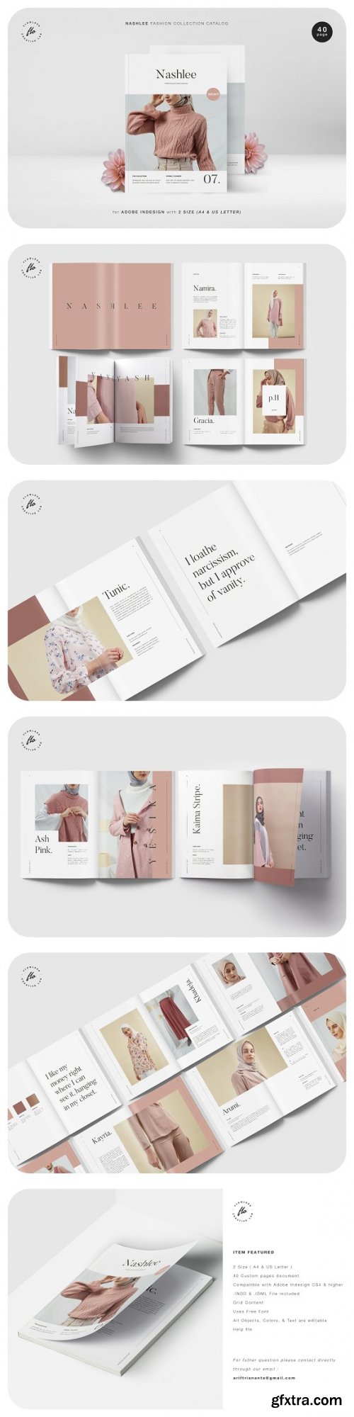 CreativeMarket - NASHLEE Fashion Collection Catalog 3498134