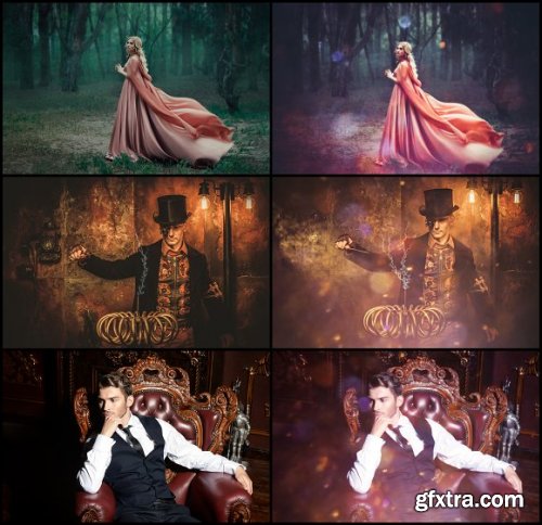 CreativeMarket - 33 Wonderland Magic Photo Overlays 3499008