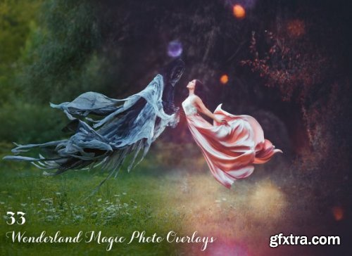 CreativeMarket - 33 Wonderland Magic Photo Overlays 3499008