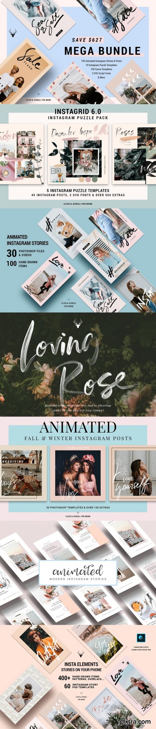 CreativeMarket - MegaBundle Items from 2018 3492577