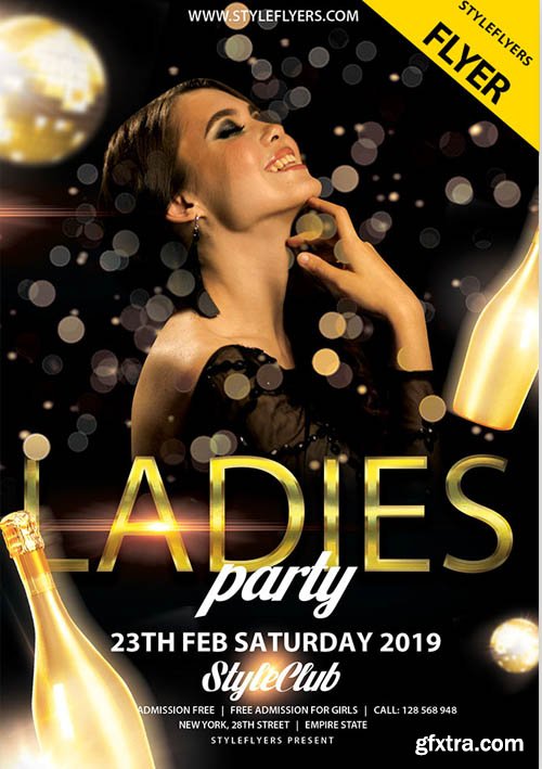 Ladies Night V5 2019 PSD Flyer Template
