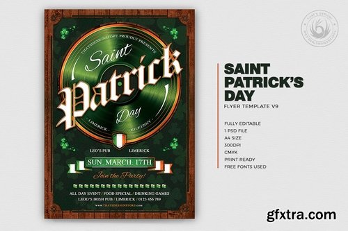 Saint Patricks Day Flyer Template V9