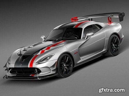 Dodge Viper ACR 2016 3D Model