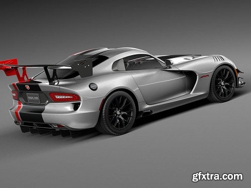 Dodge Viper ACR 2016 3D Model