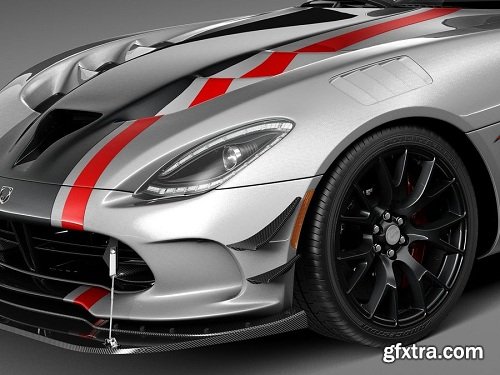 Dodge Viper ACR 2016 3D Model