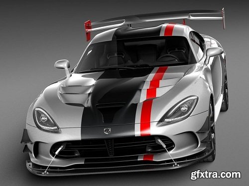 Dodge Viper ACR 2016 3D Model