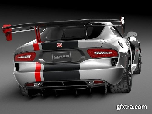 Dodge Viper ACR 2016 3D Model