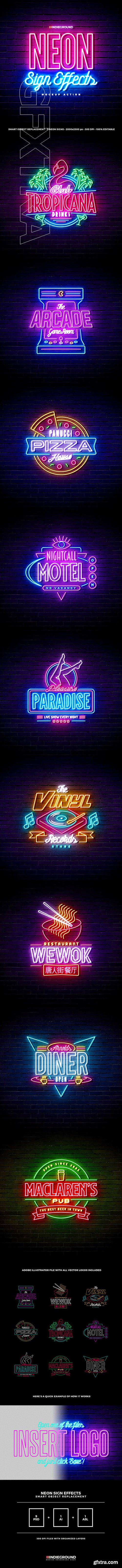 GraphicRiver - Neon Sign Effects 23320789