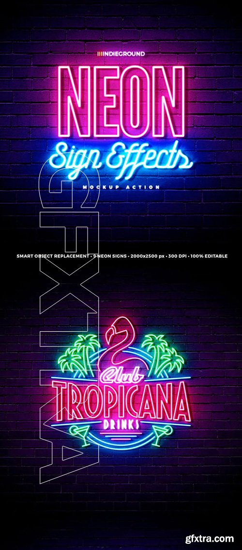 GraphicRiver - Neon Sign Effects 23320789