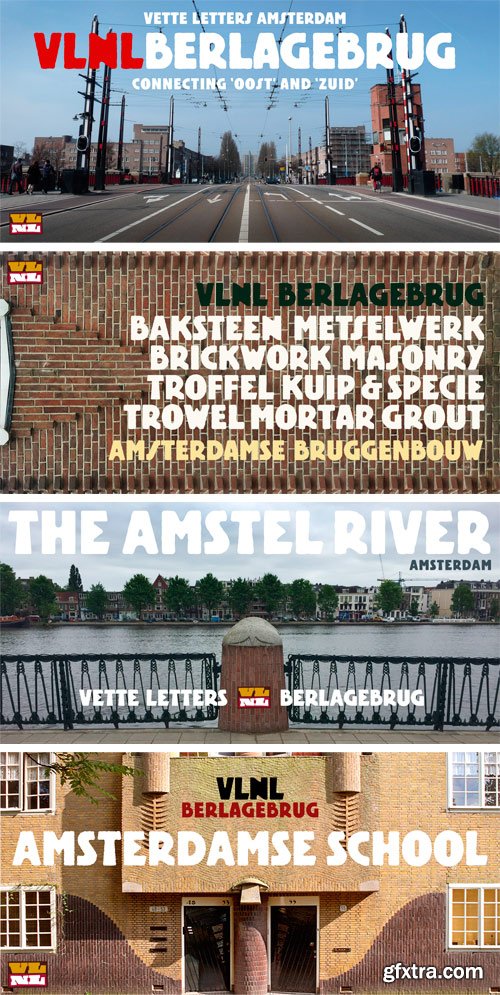 VLNL Berlagebrug Font Family