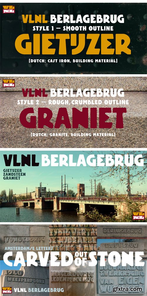 VLNL Berlagebrug Font Family