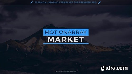 MotionArray Clean Minimal Titles 48428