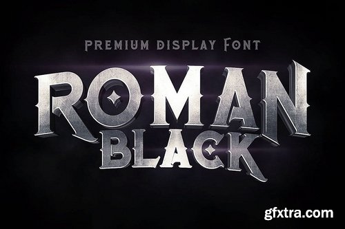 CM - Roman Black - 8 Display Fonts 3471349