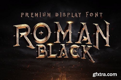 CM - Roman Black - 8 Display Fonts 3471349