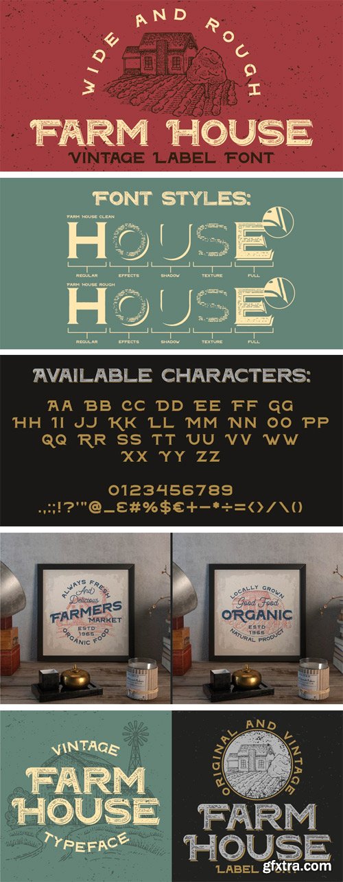 Farm House Font Family