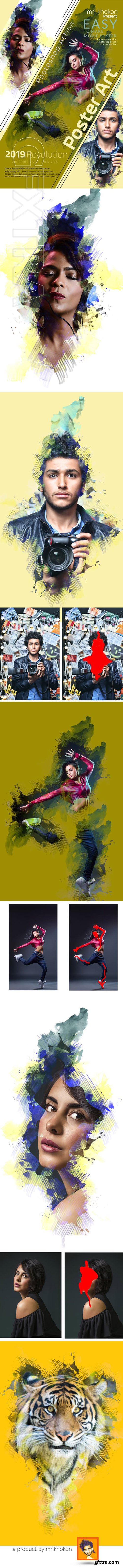 GraphicRiver - Poster Art Photoshop Action 23210550