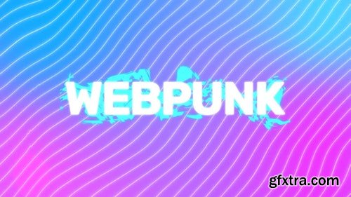 MotionArray Web Punk Logo Reveal 133978