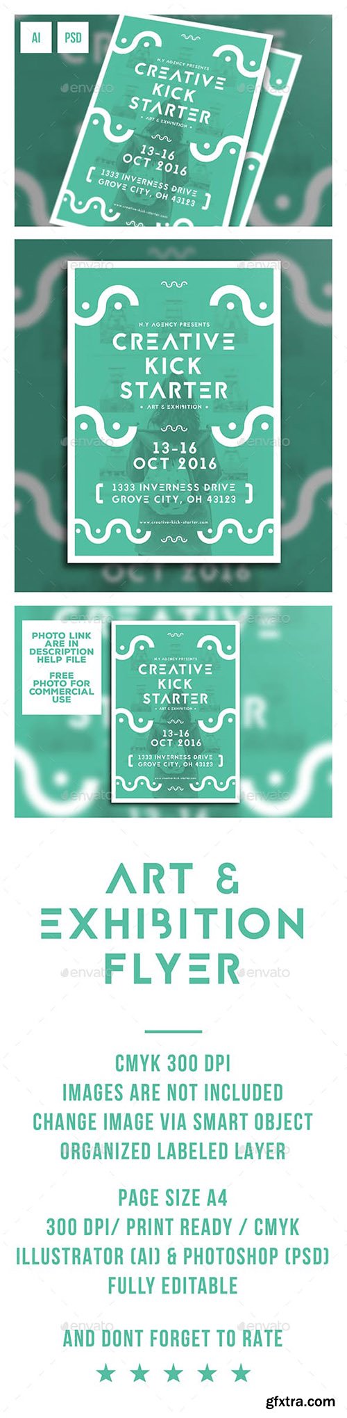 Art & Exhibition Flyer 16334326