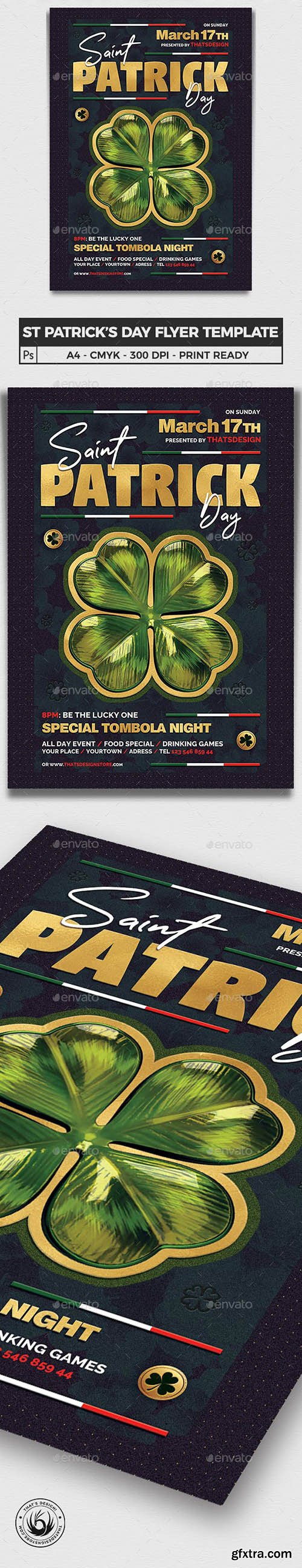 Saint Patricks Day Flyer Template V10 23372651