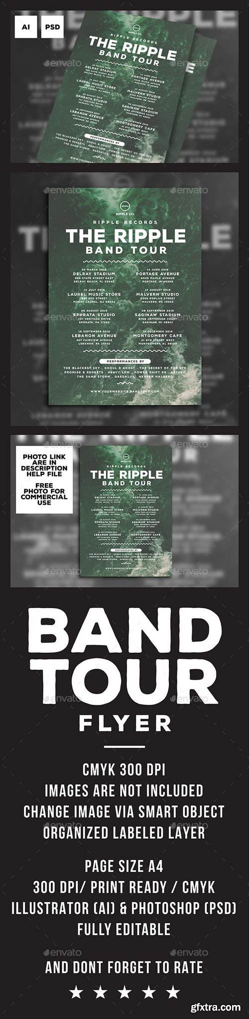 Graphicriver - Indie Music Band Tour Flyer 16246120