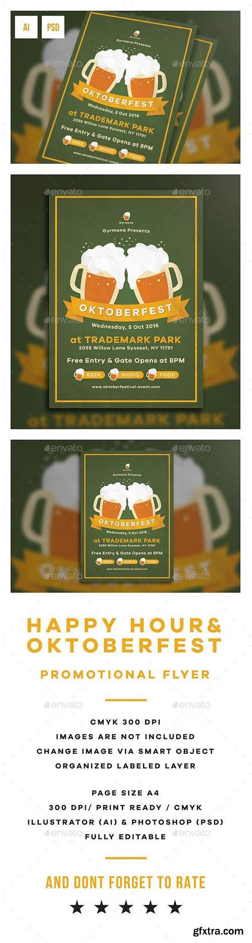 Graphicriver - Happy Hour Flyer 17846446